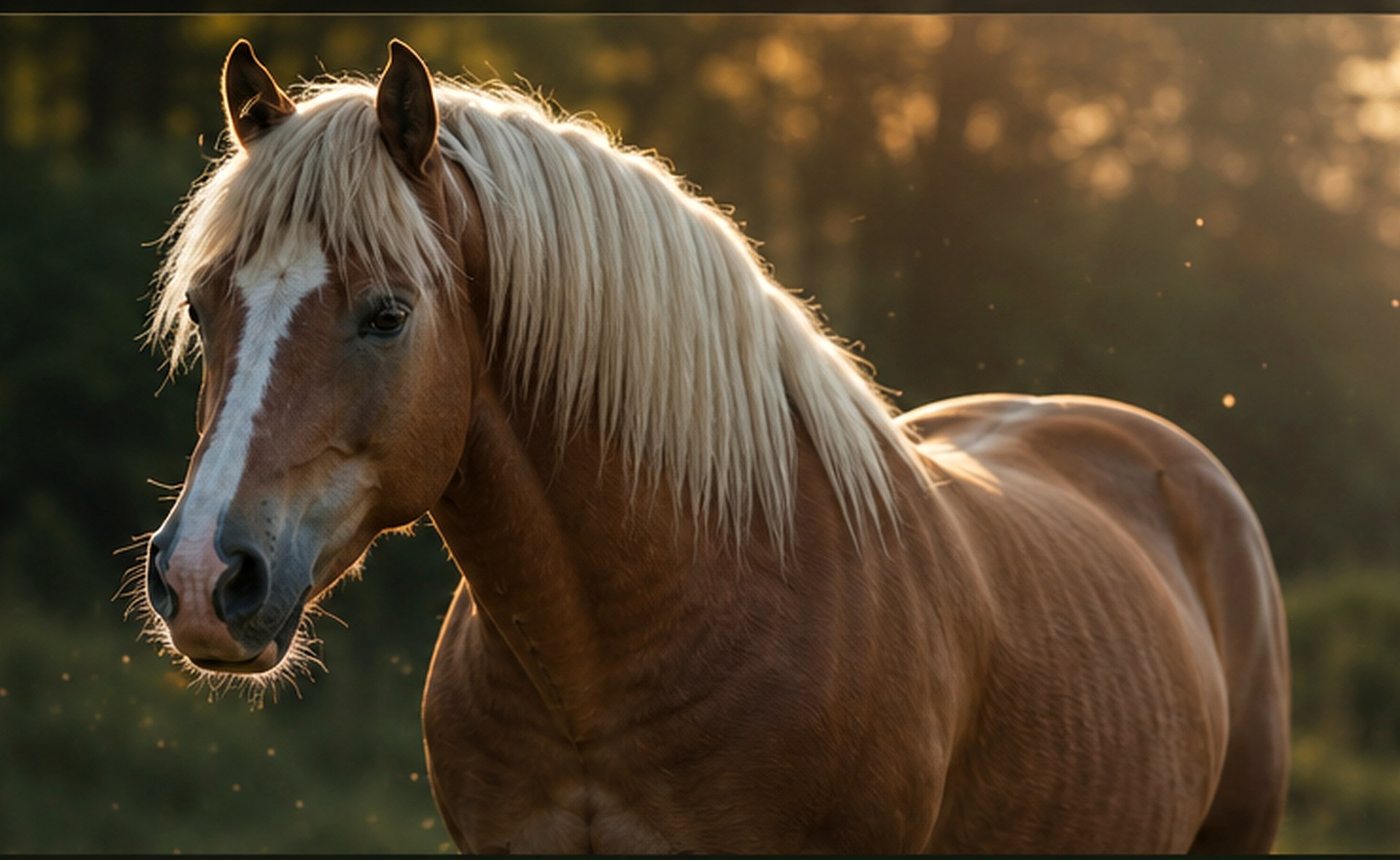 Pony in der Natur der Haard